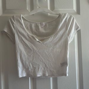 White crop top